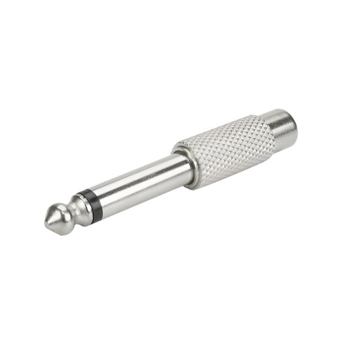 Adaptador Plug P10 Mono para Jack Rca Metal
