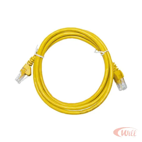 Cabo Patch Cord UTP Cat5e 1,5 Metro Amarelo