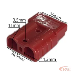 Conector Anderson Power 50A Vermelho