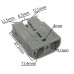 Conector Anderson Power 50A Cinza Conector Anderson Power 50A Cinza