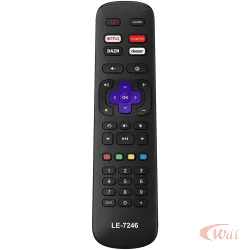 Controle Remoto Tv Compatível AOC Roku NETFLIX/DEEZER LE-7246