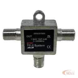 Tomada Passagem Tap 1ghz 06db Telesystem