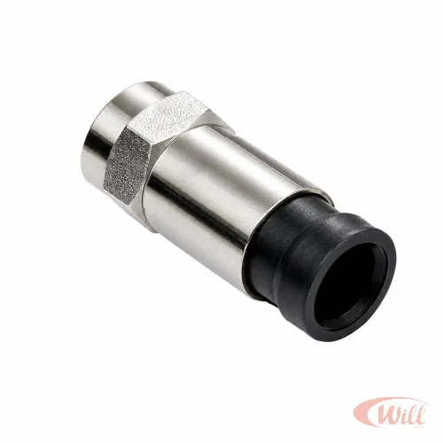 Conector F RG06 Compressão Conectech Conector F RG06 Compressão Conectech