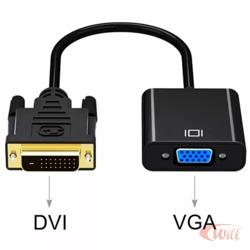 Adaptador Dvi-d 24+1 Para Vga Zjt-20120 Inova Adaptador Dvi-d 24+1 Para Vga Zjt-20120 Inova