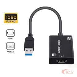 Placa Captura Vídeo 4k Full Hd 1080p Hdmi Para Usb 3.0