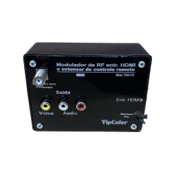 Modulador Hdmi Para RF Com Extensor de Controle Vipcolor