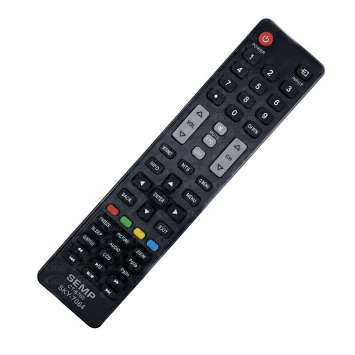 Controle Remoto TV Compatível Semp Toshiba 7064