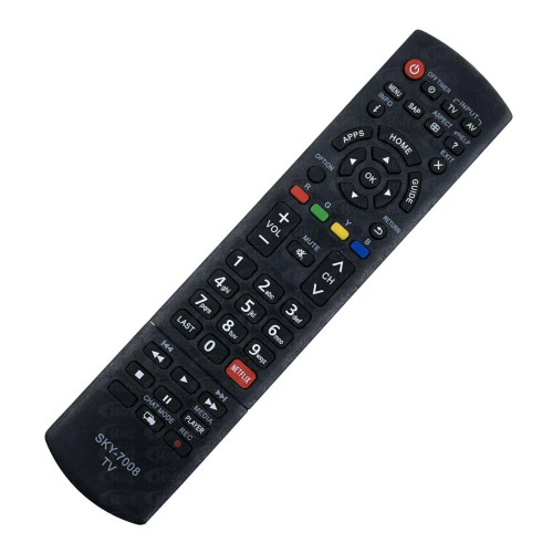 Controle Remoto TV Compatível Panasonic SKY 7008 Controle Remoto TV Compatível Panasonic SKY 7008