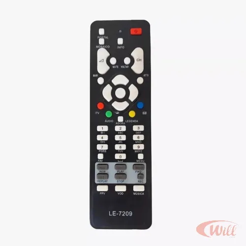 Controle Remoto Receptor Compatível Net Digital LE-7209