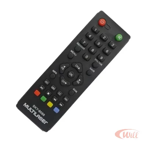 Controle Remoto Conversor Multilaser SKY-8088
