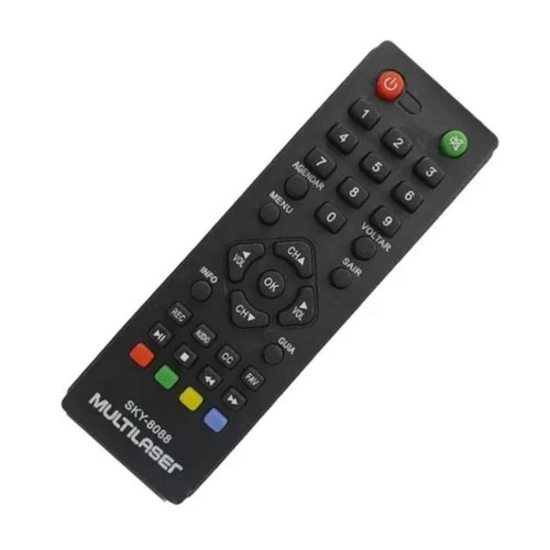 Controle Remoto Conversor Multilaser SKY-8088 Controle Remoto Conversor Multilaser SKY-8088