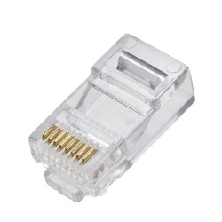 Plug Modular RJ45 8x8 Cat5 Conectech