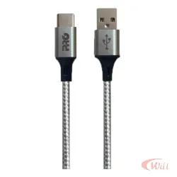 Cabo USB A x Tipo C Turbo 3.0 3A 1,5 Metro CAUSB-150C Proeletronic