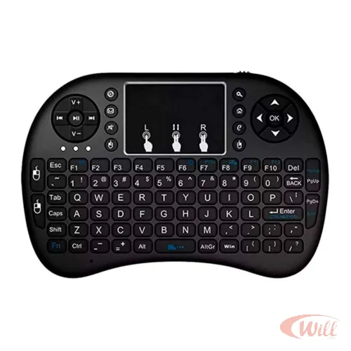Mini Teclado Sem Fio Wireless Lehmox LEY-182 Iluminado