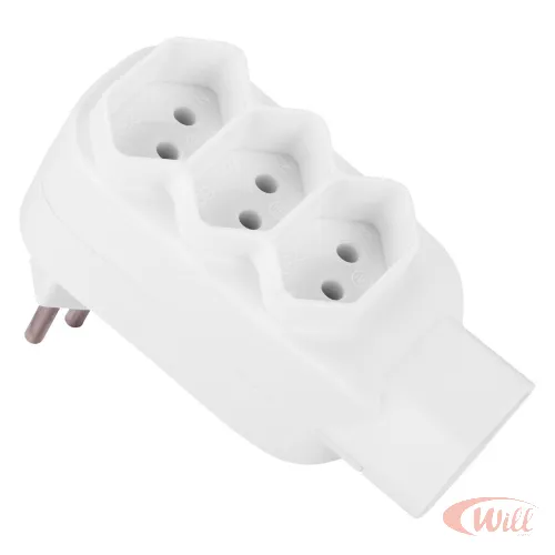 Adaptador L De Energia 4 Tomadas SL6010
