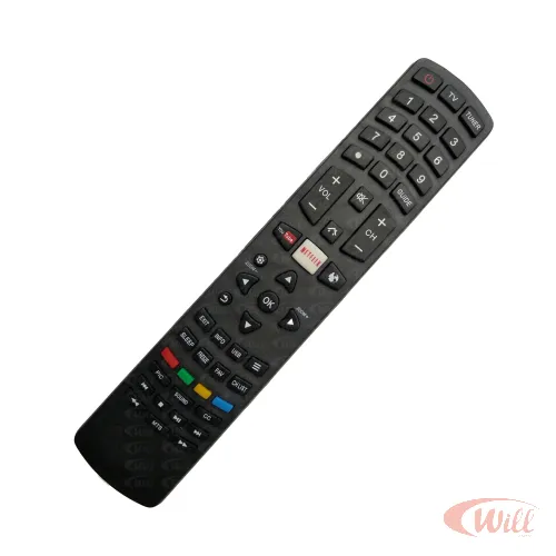 Controle Remoto TV Compátivel TCL Toshiba Smart Led Função Netflix SKY-8023