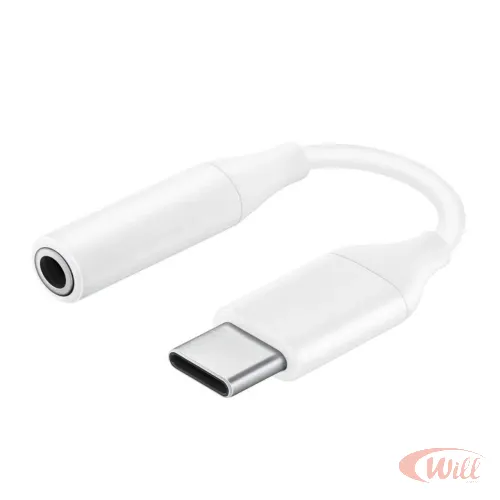 Cabo Adaptador USB-C Para Fone de Ouvido Branco CBO-7583