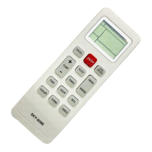 Controle Remoto Ar Condicionado Compatível Philco Split SKY 9086 Controle Remoto Ar Condicionado Compatível Philco Split SKY 9086