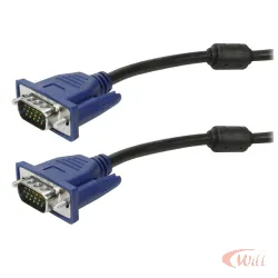 Cabo VGA Macho 1,5 Metro Preto LEY-215