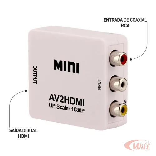 Conversor AV para Hdmi ZJT-50004
