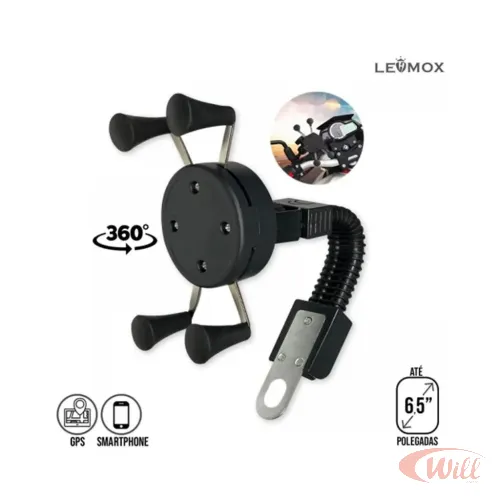 Suporte Smartphone Celular Moto e Bicicleta LEY-1602