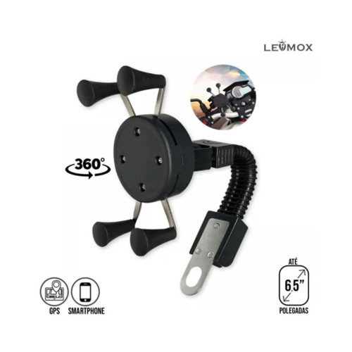 Suporte Smartphone Celular Moto e Bicicleta LEY-1602 Suporte Smartphone Celular Moto e Bicicleta LEY-1602
