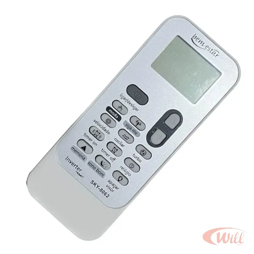 Controle Remoto Ar Condicionado Compatível Consul Bem Estar SKY 8062