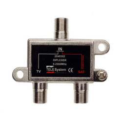 Diplexer VHF UHF + Satelite Telesystem