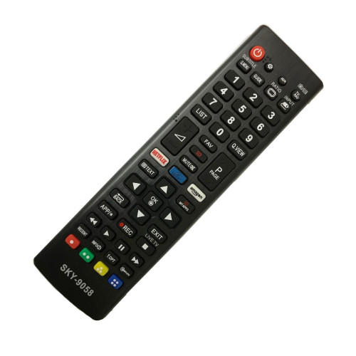 Controle Remoto TV Compatível LG Tecla NetfliX Amazon Smart SKY-9058