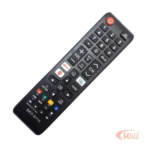 Controle Remoto TV Compatível Samsung Sky-9110