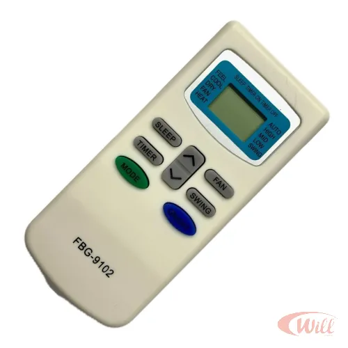 Controle Remoto Ar Condicionado Compatível Philco Split FBG 9102