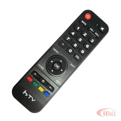 Controle Remoto Receptor Compatível TV Box HTV FBG 7080 Controle Remoto Receptor Compatível TV Box HTV FBG 7080