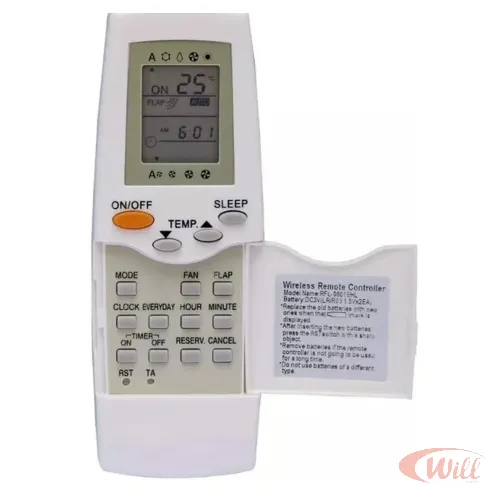 Controle Remoto Ar Condicionado Compatível Carrier Springer Totaline Bryant FBG-8013 Controle Remoto Ar Condicionado Compatível Carrier Springer Totaline Bryant FBG-8013