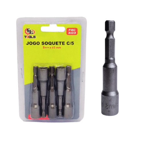 Bits Soquete 8mm x 65mm FBG-3103