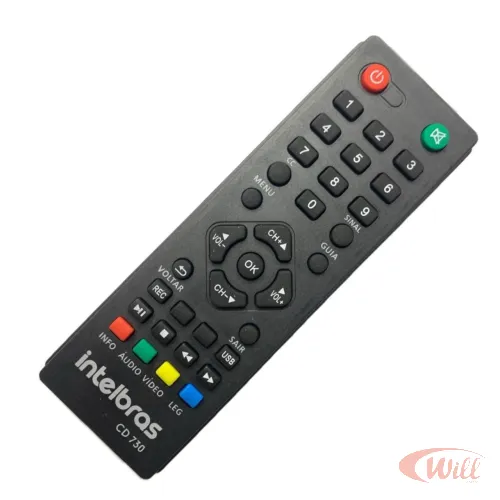Controle Remoto Conversor Compatível Intelbras Digital CD730 9106 Controle Remoto Conversor Compatível Intelbras Digital CD730 9106