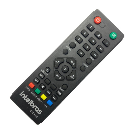 Controle Remoto Conversor Compatível Intelbras Digital CD730 9106 Controle Remoto Conversor Compatível Intelbras Digital CD730 9106