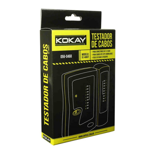 Testador Cabo de Rede Sc-468ct Kokay Testador Cabo de Rede Sc-468ct Kokay