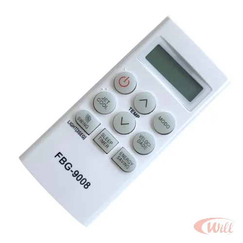 Controle Remoto Ar Condicionado Compatível LG Smile FBG 9008 Controle Remoto Ar Condicionado Compatível LG Smile FBG 9008