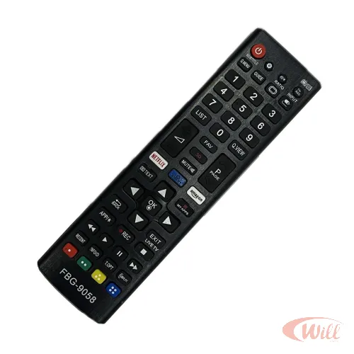 Controle Remoto Tv Compatível Lg Smart Lcd Led Netflix Amazon Fbg 9058
