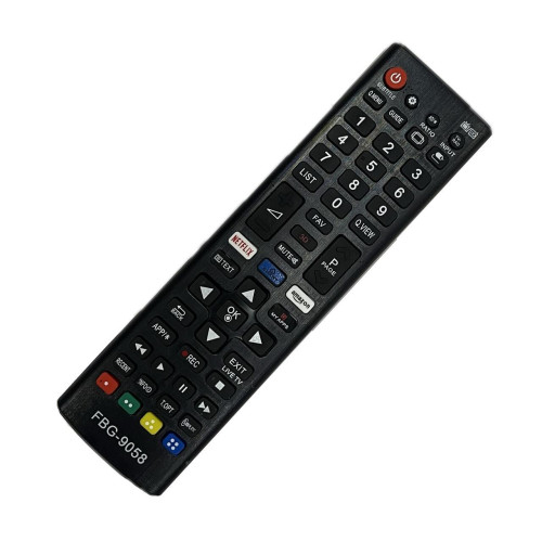 Controle Remoto Tv Compatível Lg Smart Lcd Led Netflix Amazon Fbg 9058