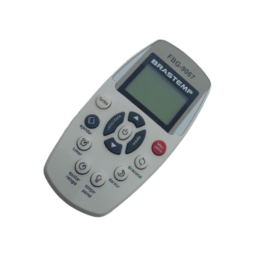 Controle Remoto Ar Condicionado Compatível Brastemp Ative FBG-9067 Controle Remoto Ar Condicionado Compatível Brastemp Ative FBG-9067