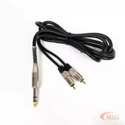 Cabo P10 ST x 2 Plug Rca 1,8 Metro 8.1.634 Mxt