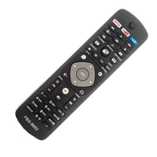 Controle Remoto Tv Compatível Philips Smart Led Fbg 9092 Controle Remoto Tv Compatível Philips Smart Led Fbg 9092