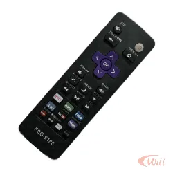 Controle Remoto Tv Compatível Universal Smart + Tv Box Roku Express Fbg-9186