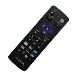 Controle Remoto Tv Compatível Universal Smart + Tv Box Roku Express Fbg-9186