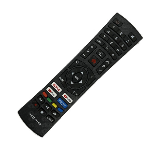 Controle Remoto Tv Compatível Multilaser Smart Fbg 9196 Controle Remoto Tv Compatível Multilaser Smart Fbg 9196