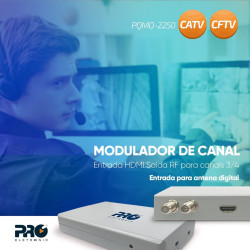 Modulador Hdmi para Canal 3/4 Pqmo-2250 Proeletronic
