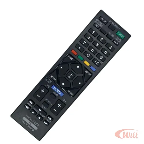 Controle Remoto Tv Compátivel Sony Bravia Rm-yd093 Sky 7067