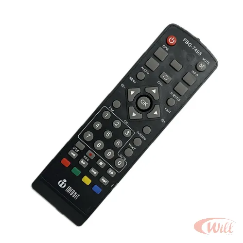 Controle Remoto Conversor Compatível Infokit Digital FBG 7495 Controle Remoto Conversor Compatível Infokit Digital FBG 7495