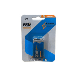 Bateria 9V (6LR61) Blister PQBA-9V01 Proeletronic